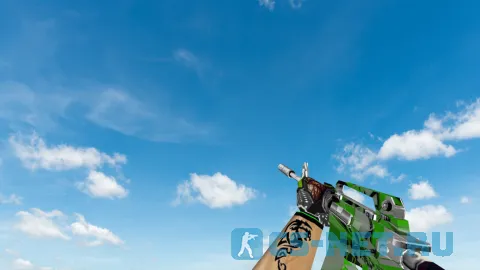 Пак моделей оружия «Green Bump Weapon Pack» для CS 1.6 (M4A1)