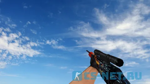 Модель «Default Scout | Пламя дракона» для CS 1.6