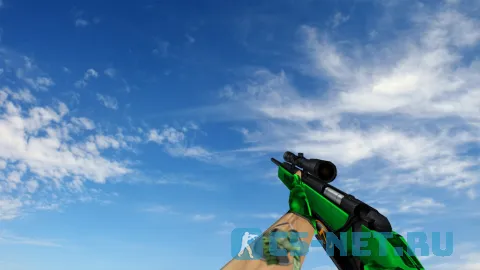 Модель «Зеленый Scout» для CS 1.6