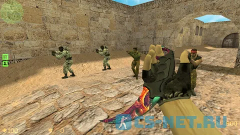 CS 1.6 Hyper Beast (скин ножа хайпер бист)