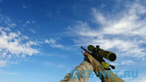 Пак моделей оружия «Specialist Gloves Crimson Kimono Pack» для CS 1.6 (AWP)