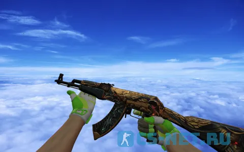 Пак моделей оружия «Pack Hedge Maze + Fracture Case» для CS 1.6 (AK47)