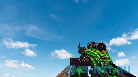 Пак моделей оружия «Balrog Poison Skin Pack» для CS 1.6 (Пулемет)