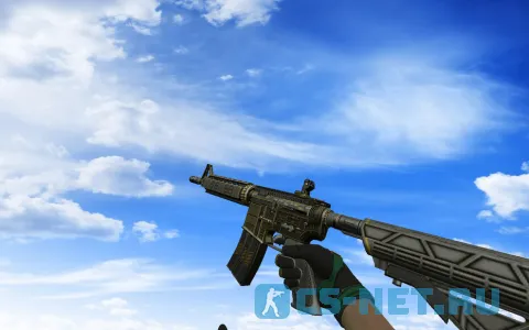 Пак с Мотоциклетными перчатками Черепаха для CS 1.6 (M4A4)