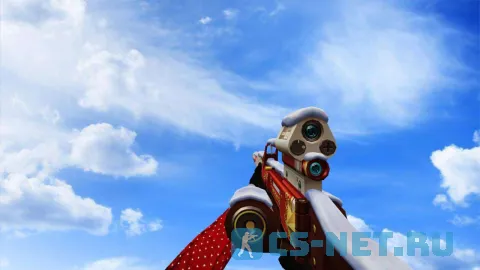 Модель «Новогодний пулемет» для CS 1.6