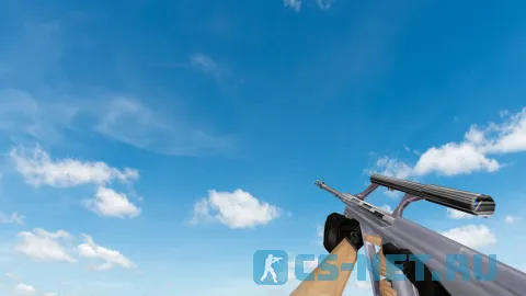 Пак моделей оружия «Default Weapons Chromed» для CS 1.6 (AUG)