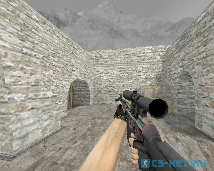 Пак моделей оружия «Хищные воды» (Riptide) для CS 1.6 (G3SG1)