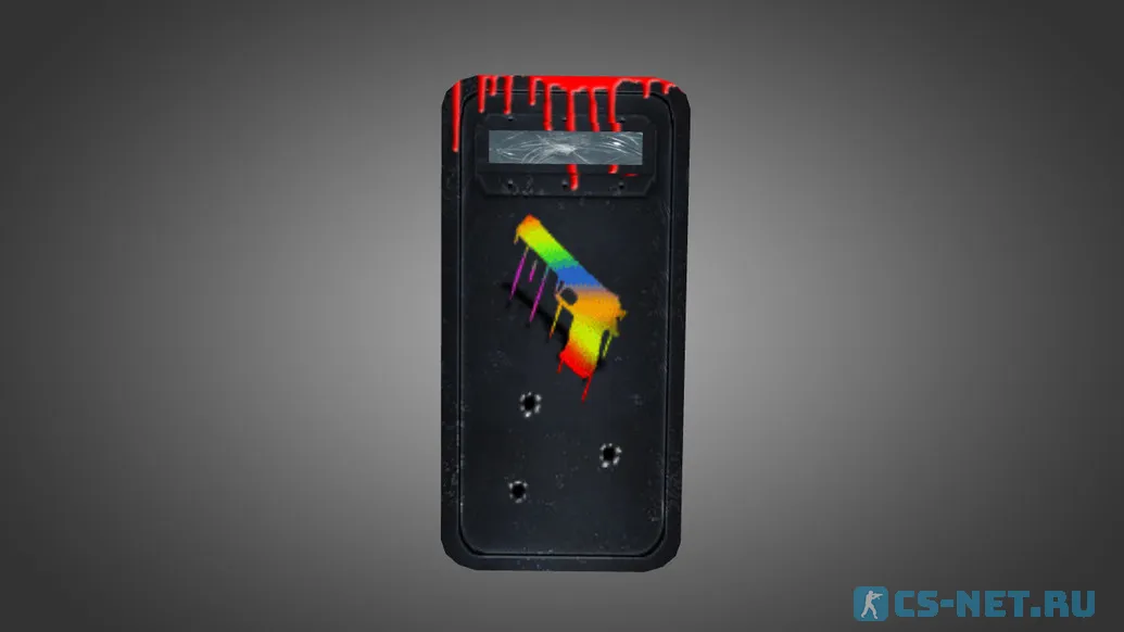 Модель «Shield Vandalized» для CS 1.6