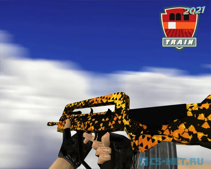 Пак моделей оружия из коллекции «Train 2021» для CS 1.6 (Famas)