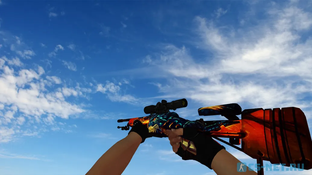 Пак моделей оружия из CS GO с ручной анимацией осмотра для CS 1.6 (Scout)