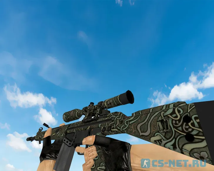 Пак моделей оружия из коллекции «Dust 2 2021» для CS 1.6 (G3SG1)