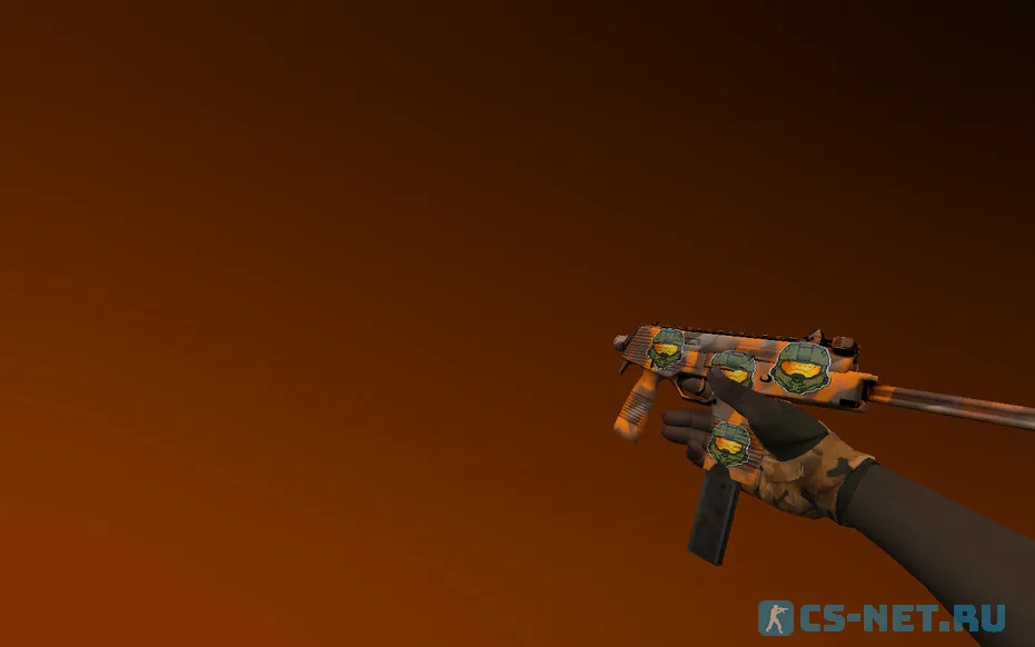 Пак моделей оружия с перчатками «Обмотки рук | Пустошь» для CS 1.6 (MP9)