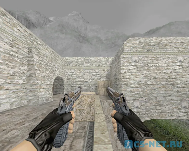 Пак моделей оружия «Хищные воды» (Riptide) для CS 1.6 (Dual Elites)