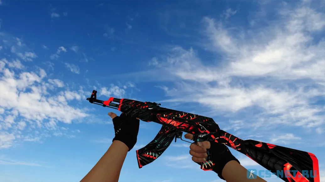 Пак моделей оружия из CS GO с ручной анимацией осмотра для CS 1.6 (AK47)