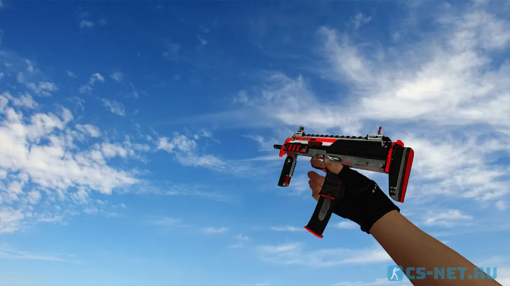 Пак моделей оружия из CS GO с ручной анимацией осмотра для CS 1.6 (MP7)