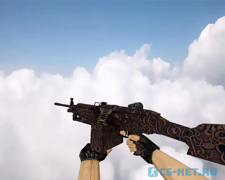 Пак моделей оружия из коллекции «Мираж 2021» для CS 1.6 (M249)