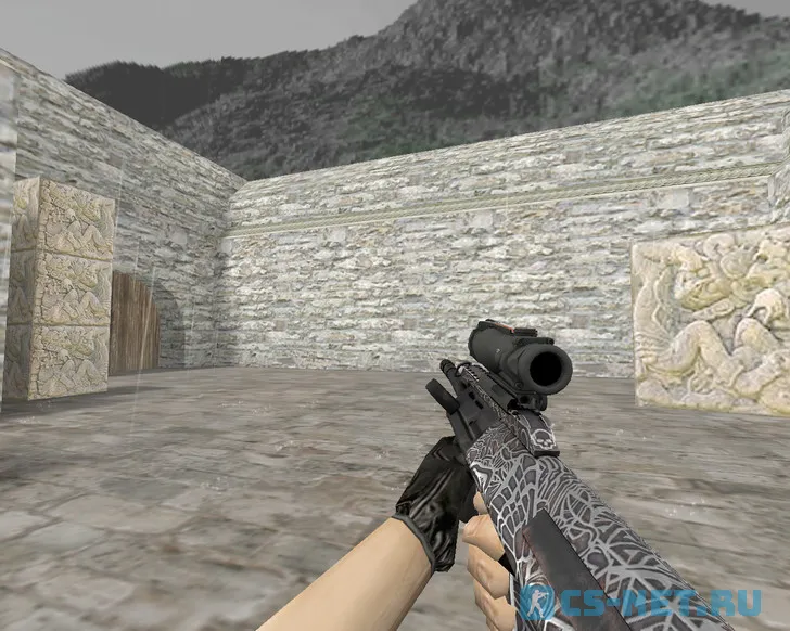 Пак моделей оружия «Хищные воды» (Riptide) для CS 1.6 (AUG)