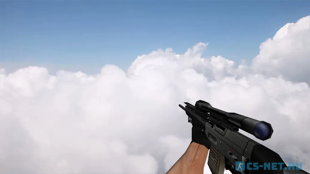HD пак моделей оружия для CS 1.6 (SG550)