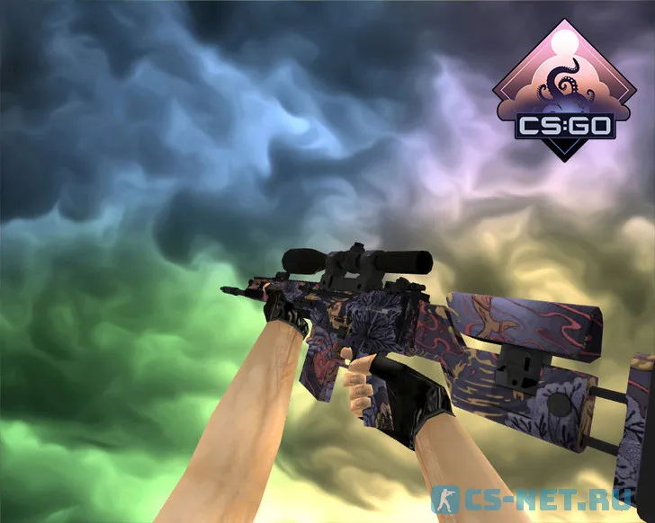 Пак моделей оружия «Грёзы и кошмары» для CS 1.6 (SG550)