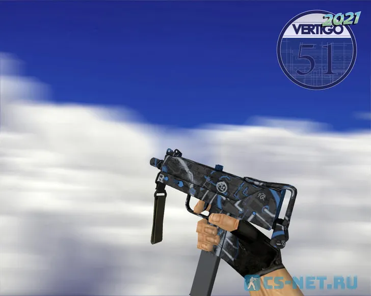 Пак моделей оружия «Vertigo 2021» для CS 1.6 (MAC10)