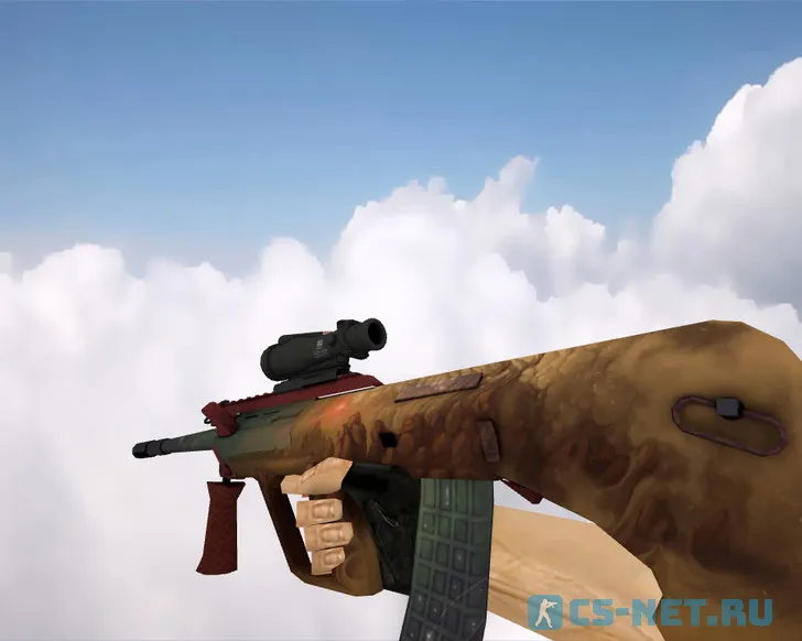 Пак моделей оружия из коллекции «Мираж 2021» для CS 1.6 (AUG)