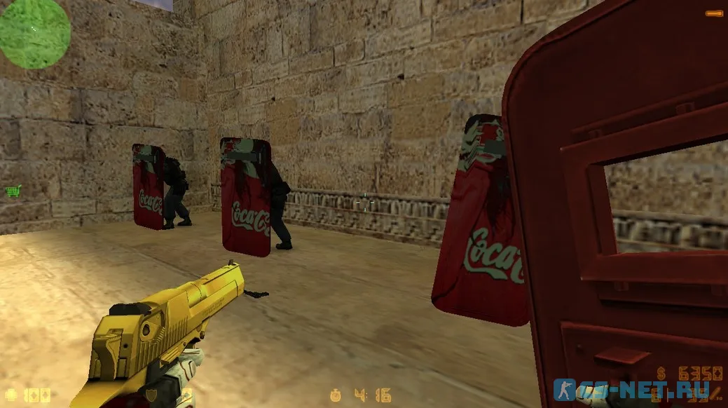 Модель «Coca-Cola Girl Shield» для CS 1.6 (скрин 2)