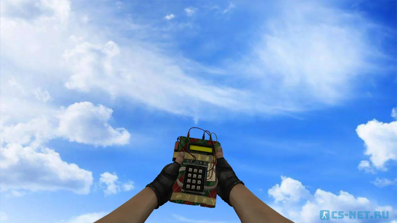 Модель «Новогодняя бомба из CS:GO» для CS 1.6