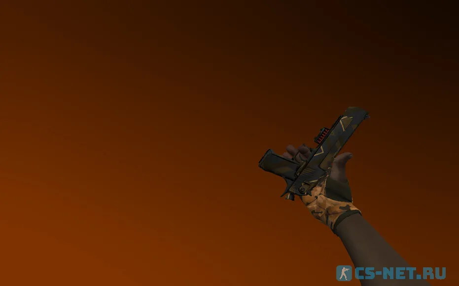 Пак моделей оружия с перчатками «Обмотки рук | Пустошь» для CS 1.6 (Deagle)