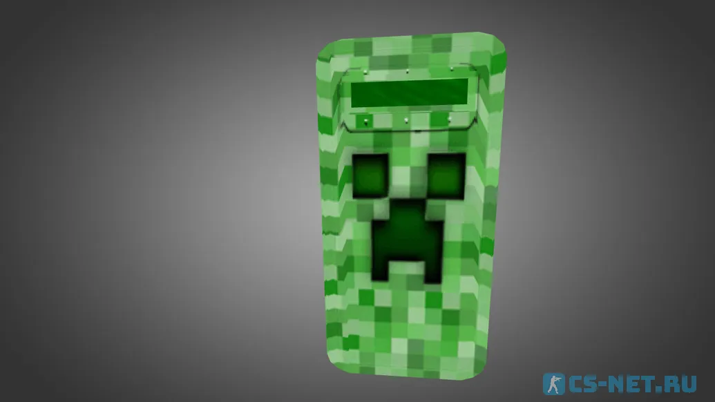 Модель «Minecraft Creeper Shield» для CS 1.6