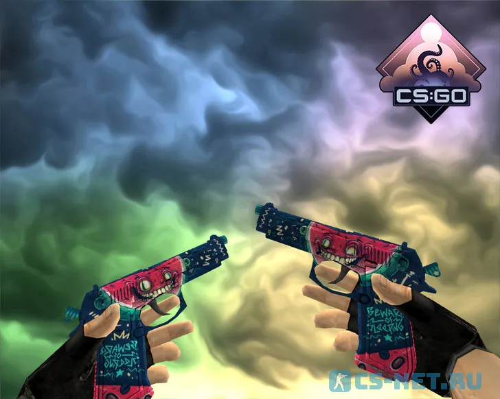 Пак моделей оружия «Грёзы и кошмары» для CS 1.6 (Dual Elites)