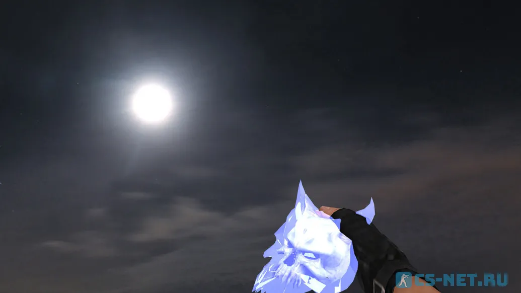 Модель HE гранаты «Ice Skull Grenade» для CS 1.6