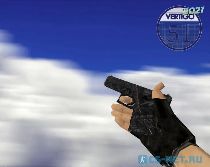 Пак моделей оружия «Vertigo 2021» для CS 1.6 (Glock)