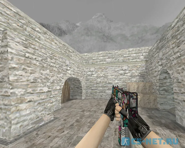 Пак моделей оружия «Хищные воды» (Riptide) для CS 1.6 (MAC10)