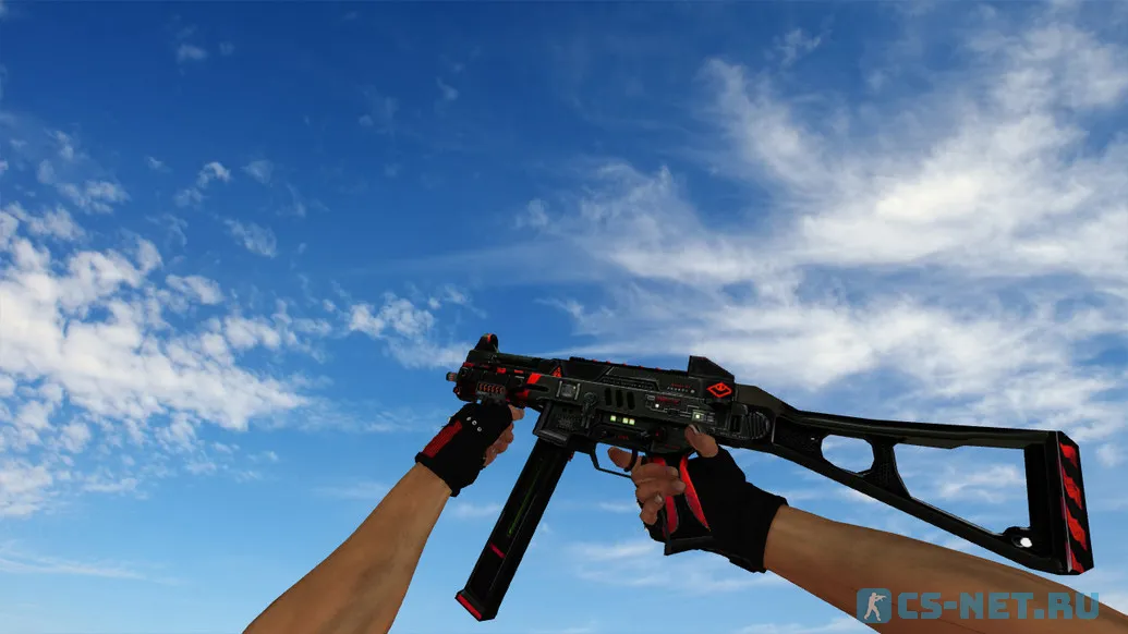 Пак моделей оружия из CS GO с ручной анимацией осмотра для CS 1.6 (UMP)