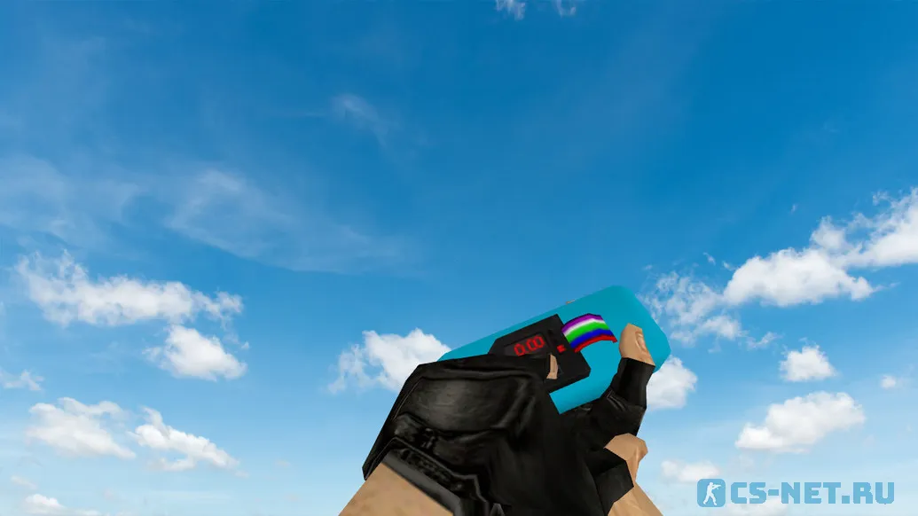Модель «C4 Sky Blue» для CS 1.6 (скрин 2)