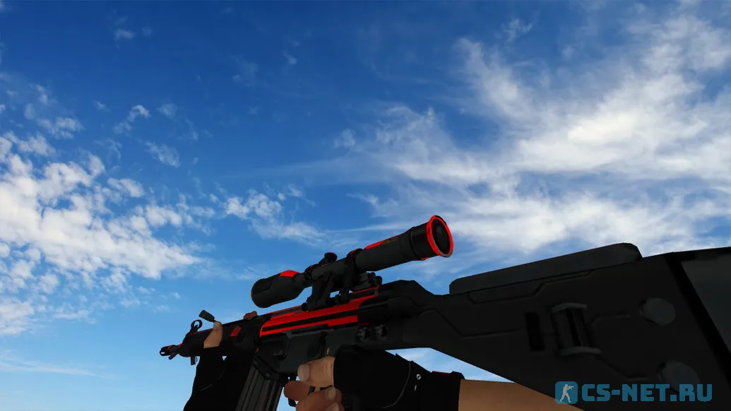 Пак моделей оружия из CS GO с ручной анимацией осмотра для CS 1.6 (G3SG1)