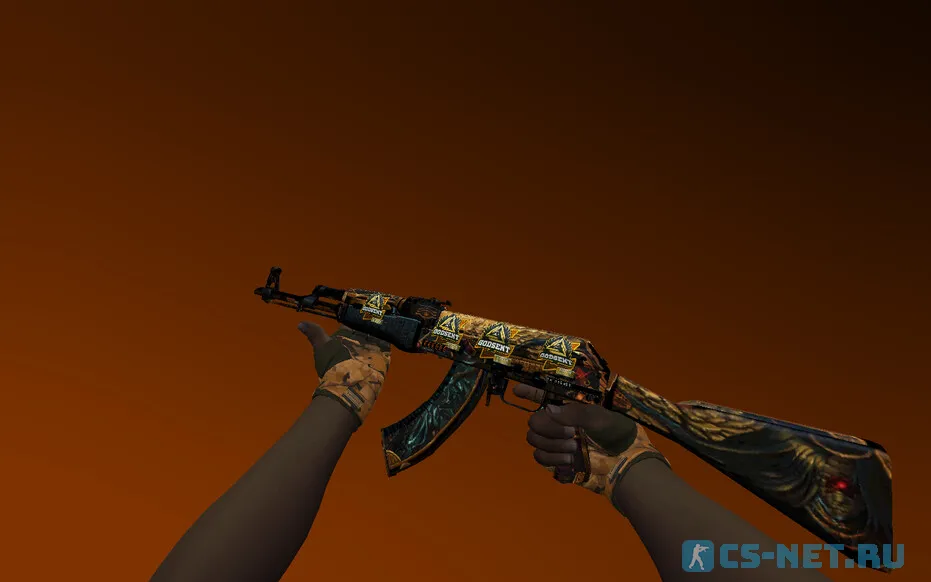 Пак моделей оружия с перчатками «Обмотки рук | Пустошь» для CS 1.6 (AK47)