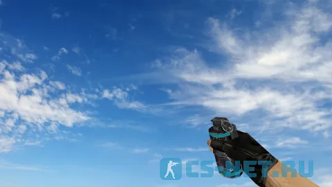 Модель слеповой гранаты «HD Cyan Flashbang» для CS 1.6