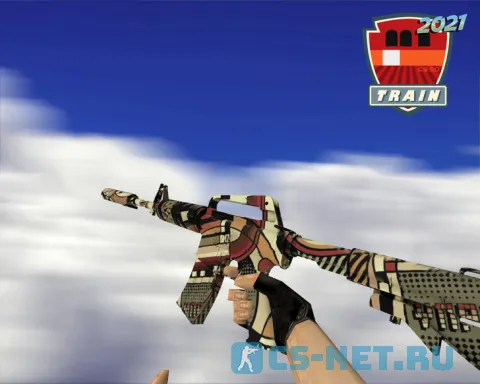 Пак моделей оружия из коллекции «Train 2021» для CS 1.6 (M4A1)