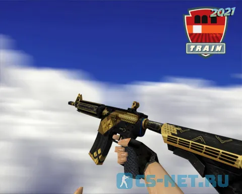 Пак моделей оружия из коллекции «Train 2021» для CS 1.6 (M4A4)