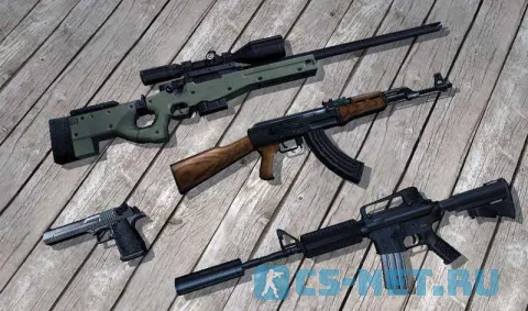 Скачать реалистичные звуки оружия для CS 1.6