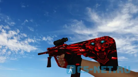 Пак моделей оружия из CS GO с ручной анимацией осмотра для CS 1.6 (AUG)