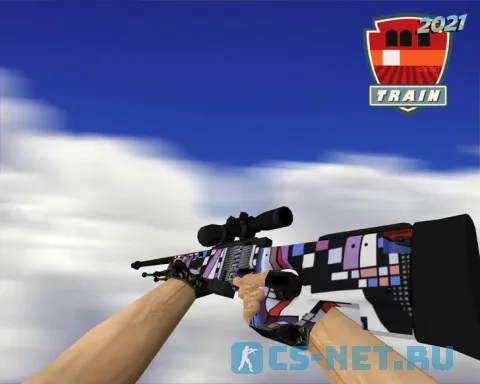 Пак моделей оружия из коллекции «Train 2021» для CS 1.6 (AWP)