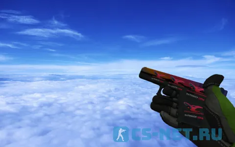 Пак моделей оружия «Перчатками спецназа | Изумрудная сеть» для CS 1.6 (Glock)