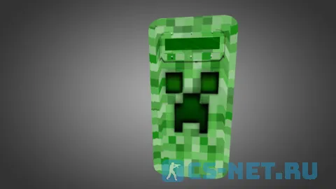 Модель «Minecraft Creeper Shield» для CS 1.6