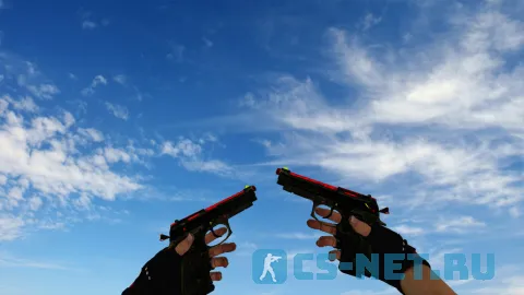 Пак моделей оружия из CS GO с ручной анимацией осмотра для CS 1.6 (Dual Elites)