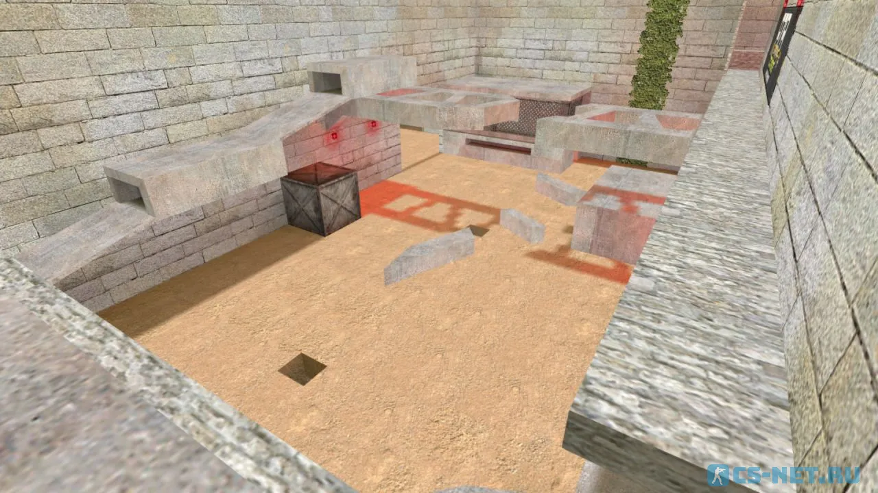 Карта «zm_3rooms» для CS 1.6