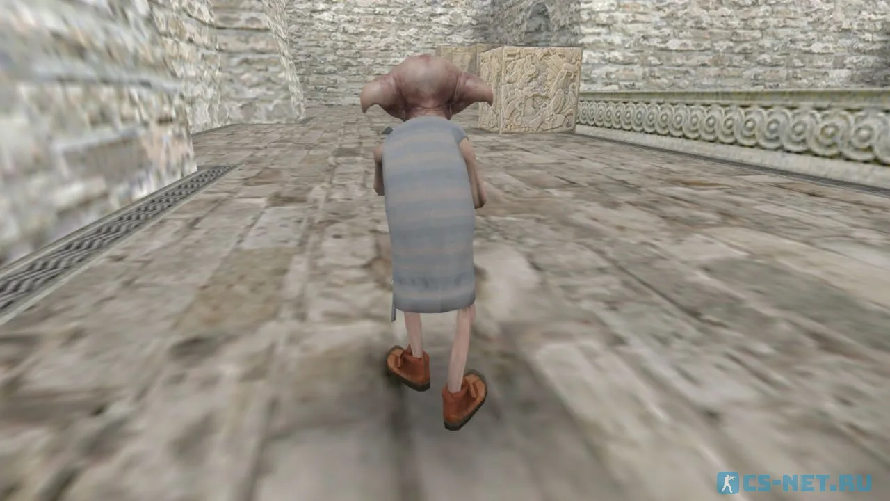 Модель персонажа «Dobby (Добби)» из фильма "Harry Potter" для CS 1.6 (вид сзади)