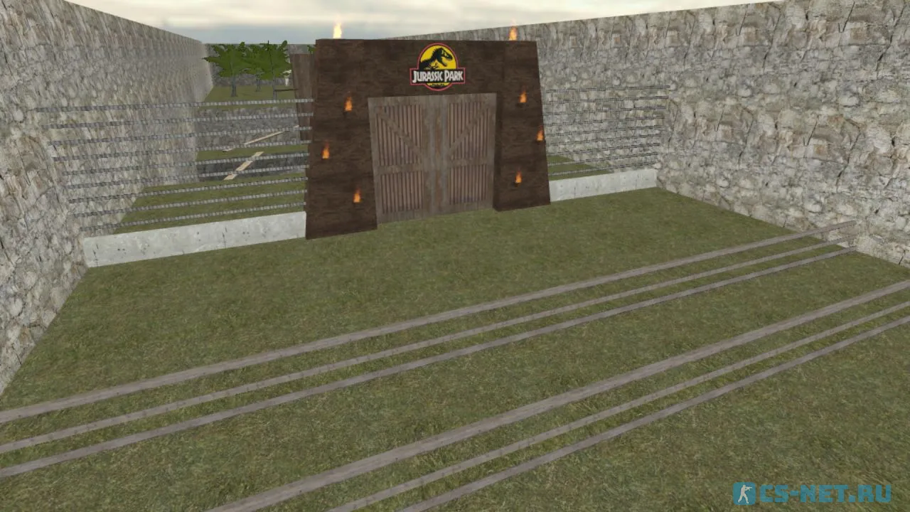 Карта «ze_jurassicpark_v2» для CS 1.6