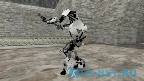 Модель персонажа «Atlas (Атлас)» из игры "Portal 2" для CS 1.6 (вид сбоку)